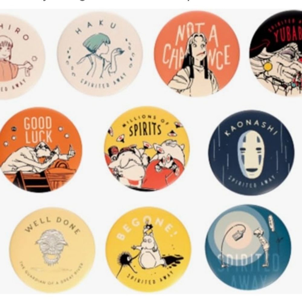 Blind bag Studio ghibli pin button spirited away